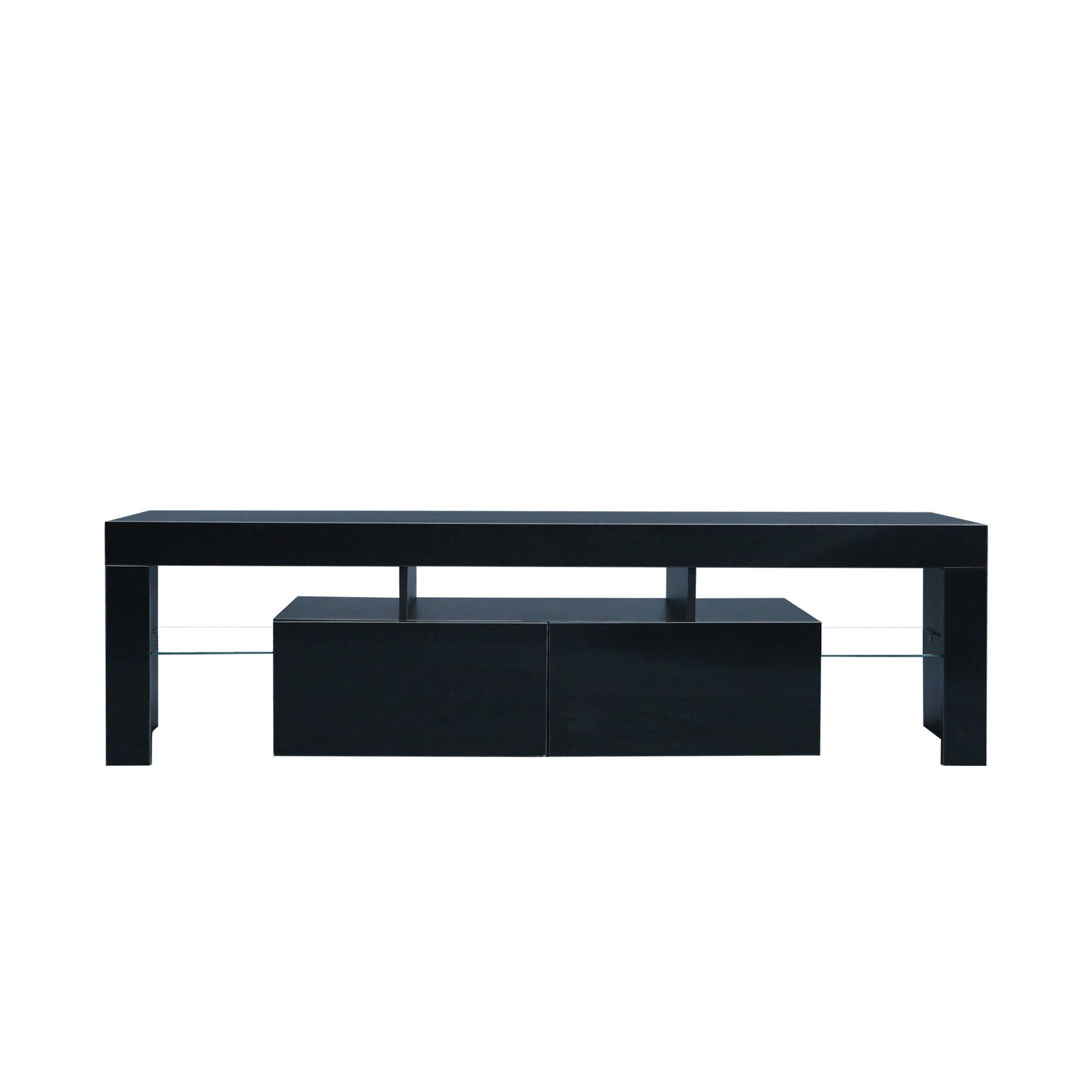Modern Remote Control 20 Colors LED Lights TV Stand