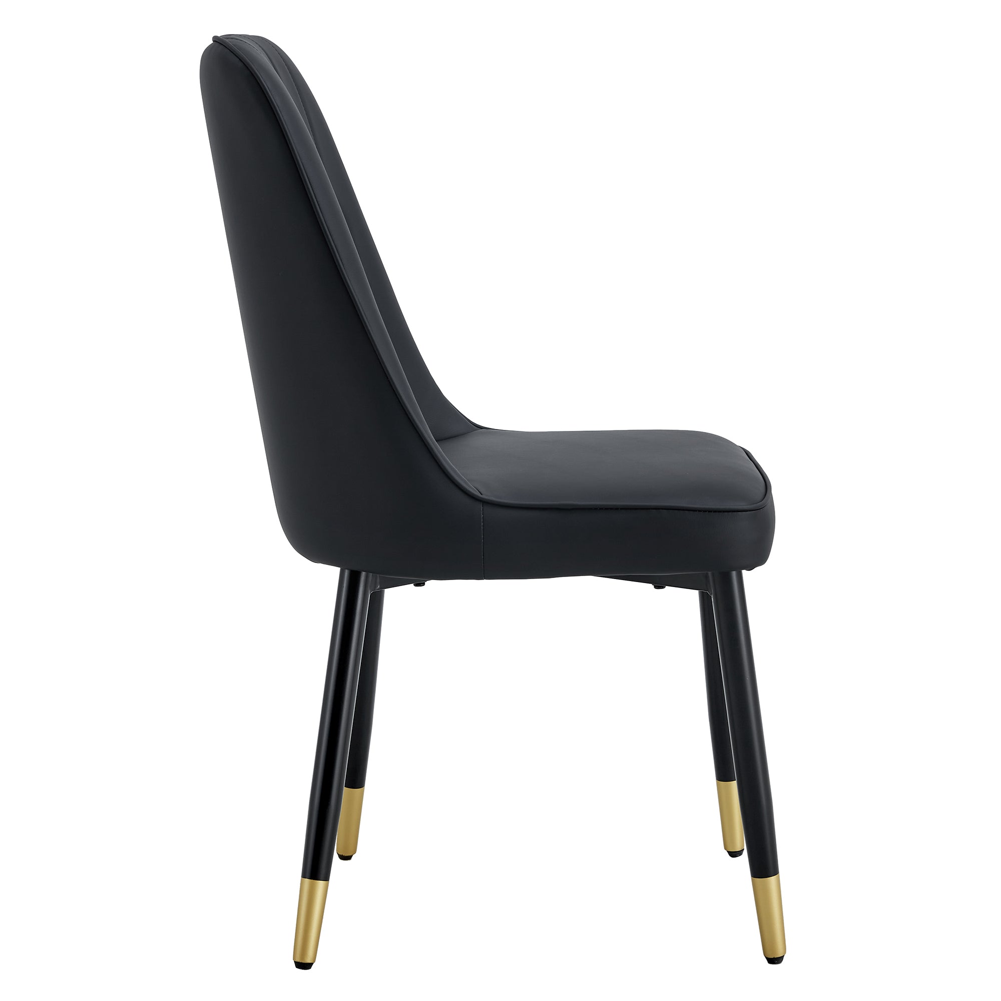 Modern PU Artificial Leather Dining Chairs (Set of 4)
