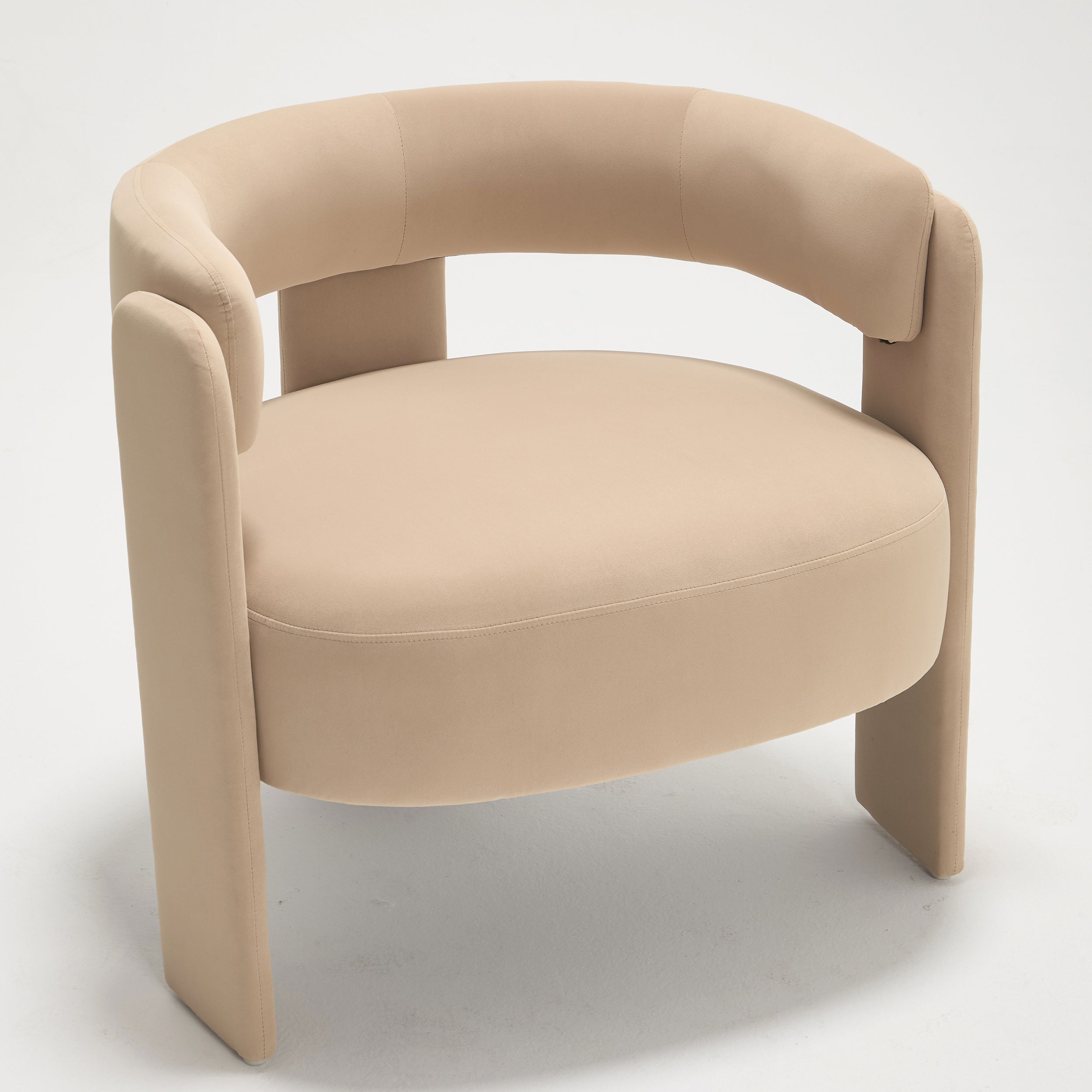 Mid-Century Velvet Comfy Single Sofa Accent Chair