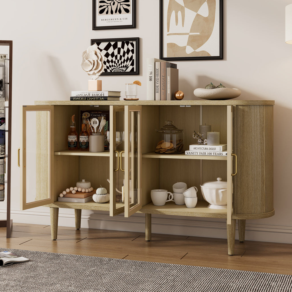 Farmhouse Sideboard Cabinet with Storage