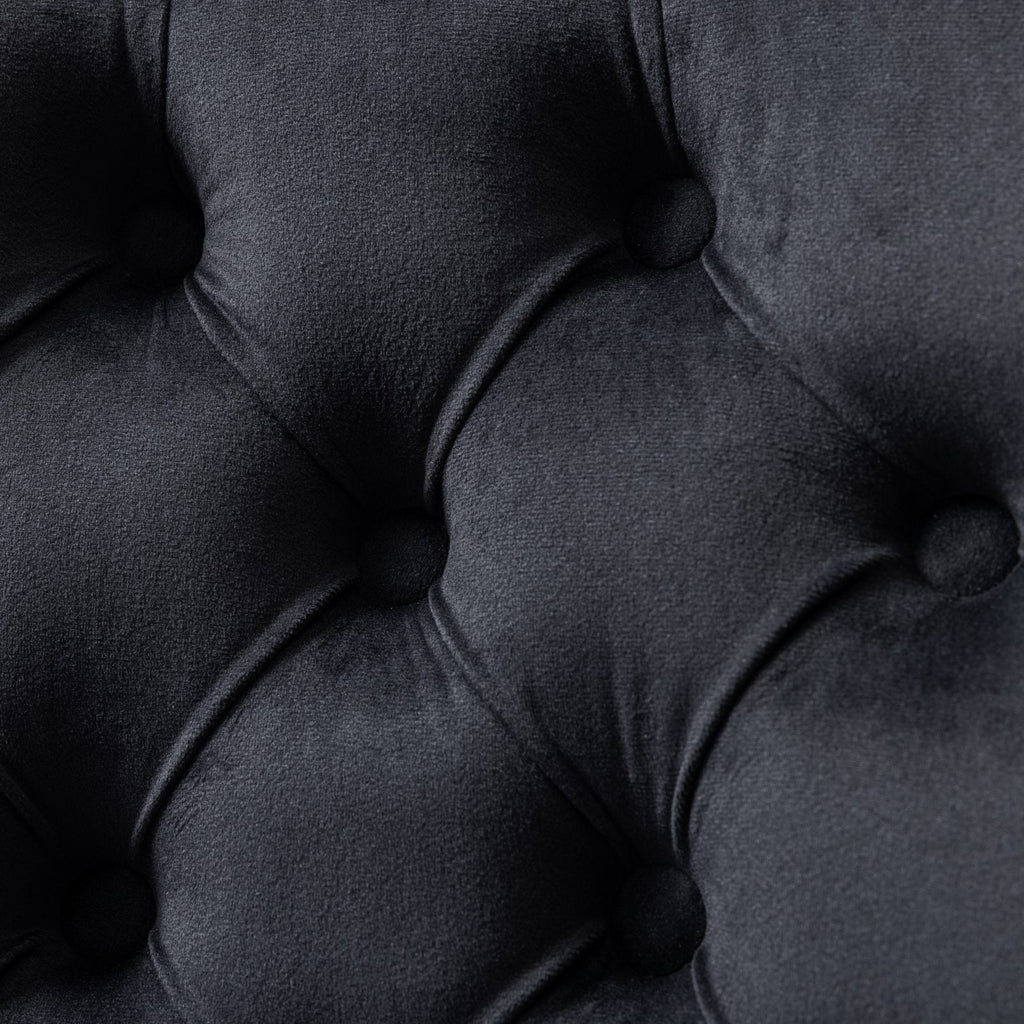 Modern Velvet Upholstered Tufted Button Home Office Chair