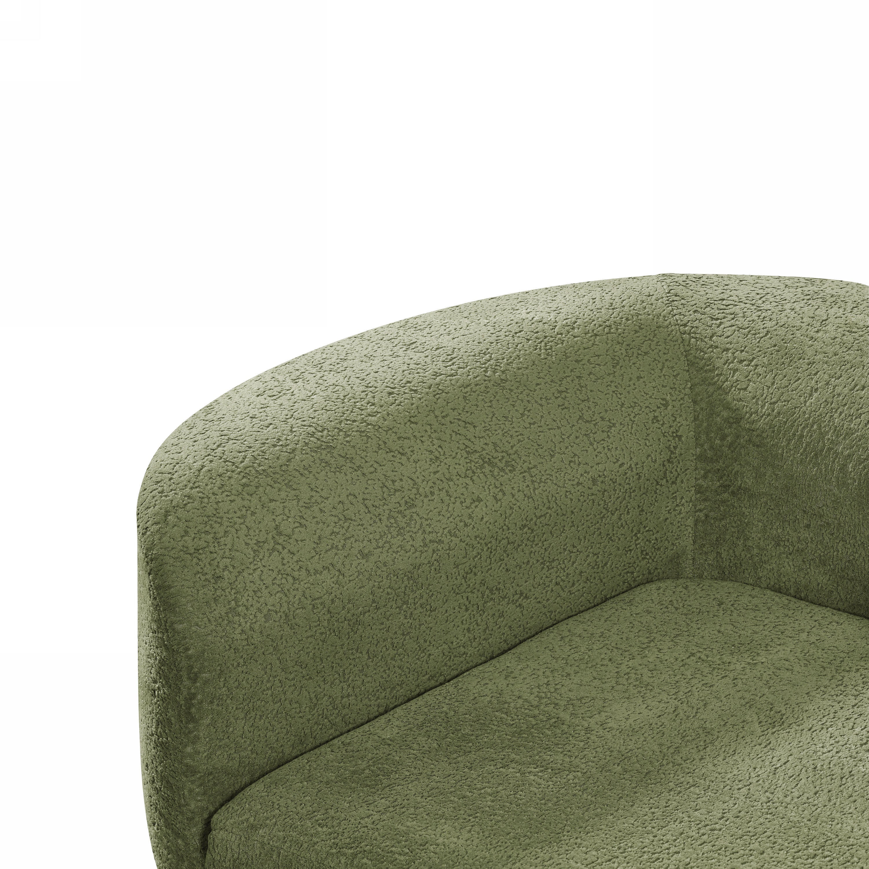 116' Modern Curved Sectional Sofa for Living Room