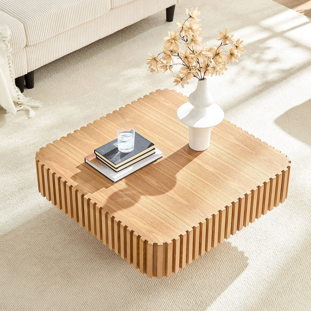 Modern MDF Woode Square Coffee Table