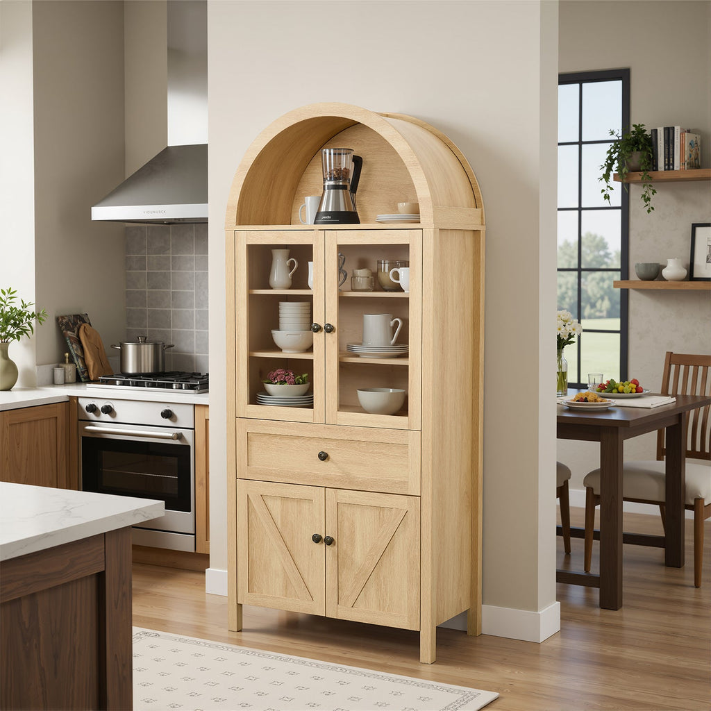 Vintage Style Dome Cabinet