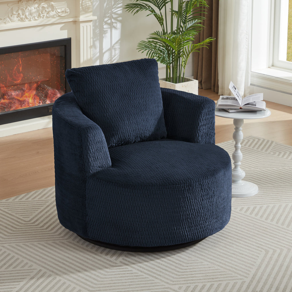 360° Swivel Compressible Accent Chair