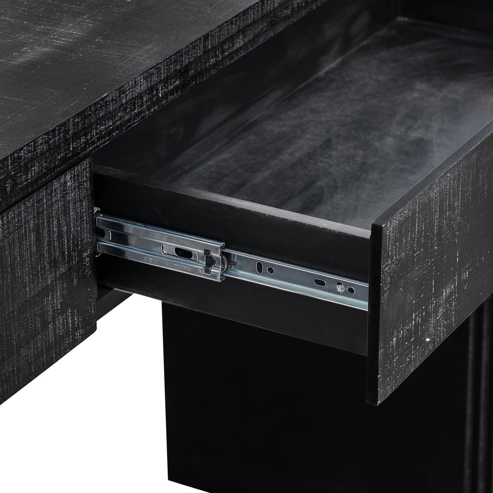 Unique Retro Silhouette Console Table with Open Style
