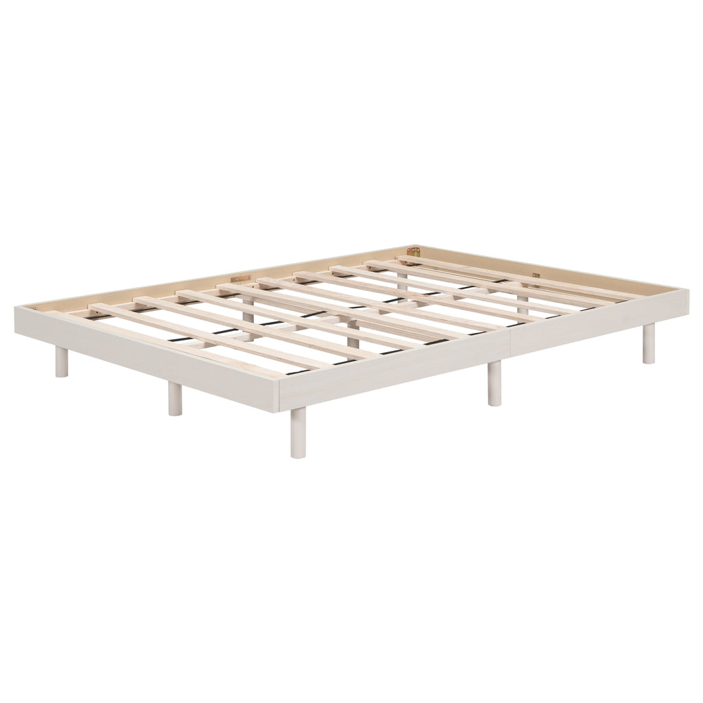 Modern Design Full Floating Platform Bed Frame