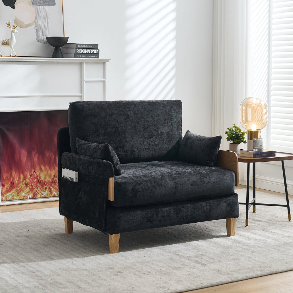Mid-Century Modern Foldable Sofa Bed Recliner