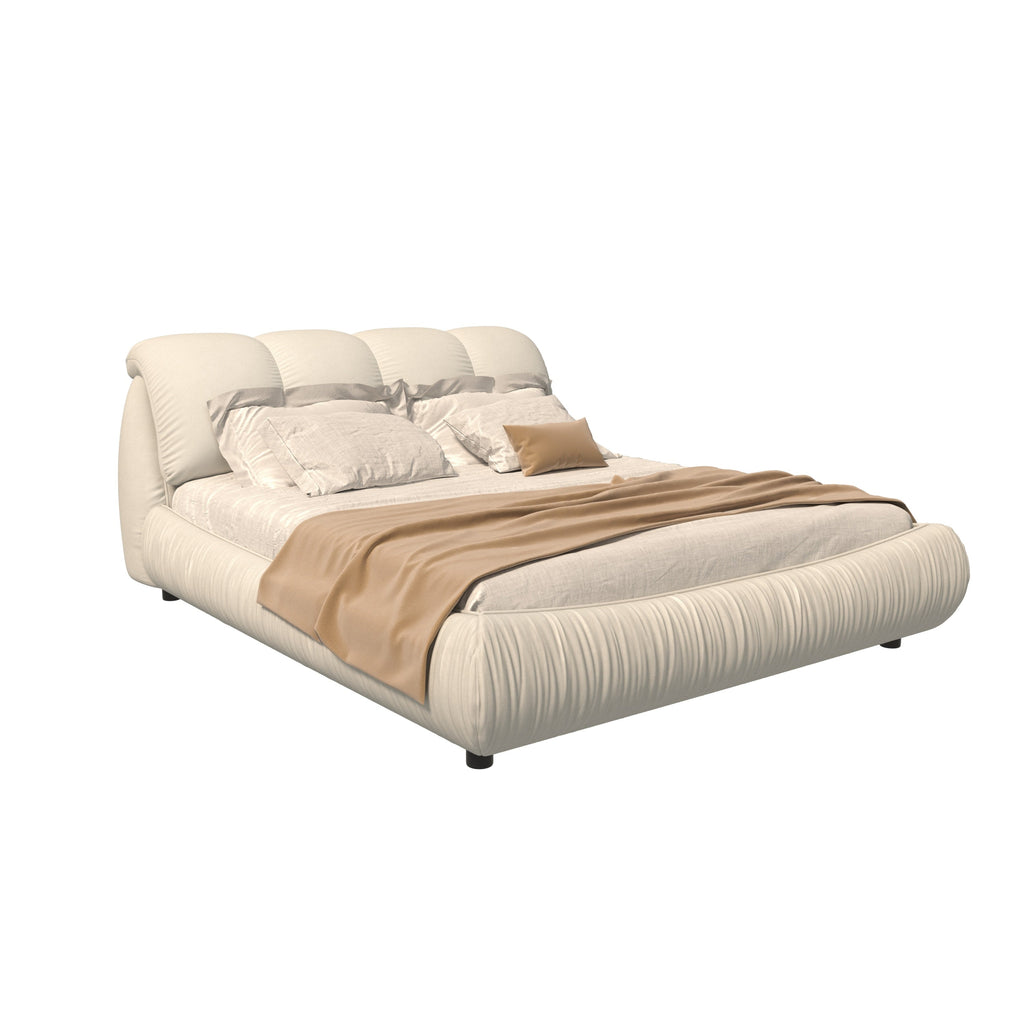 Queen Size Luxury Upholstered Platform Bed