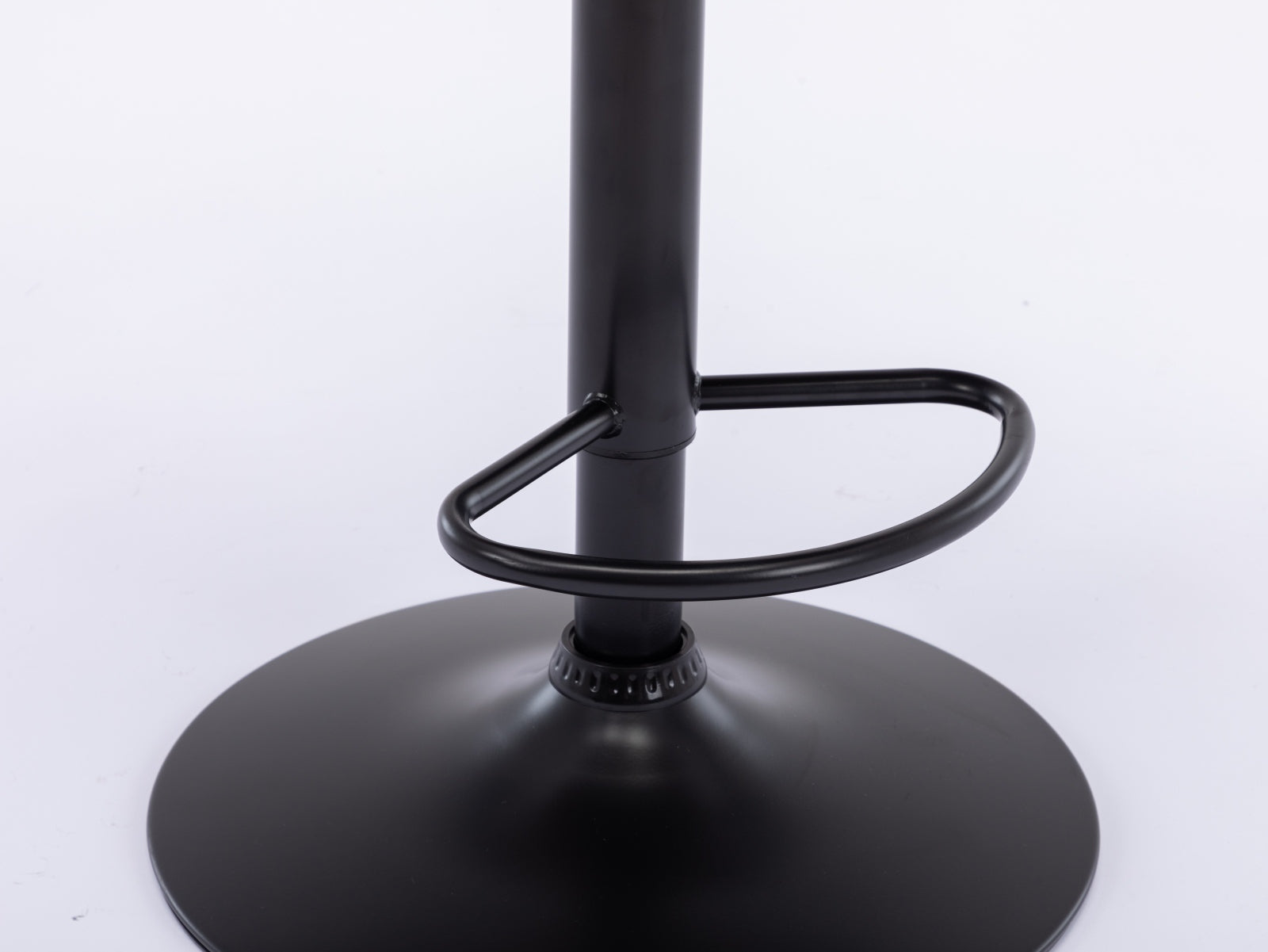 Modern Swivel Velvet Barstools Adjusatble Seat (Set of 2)
