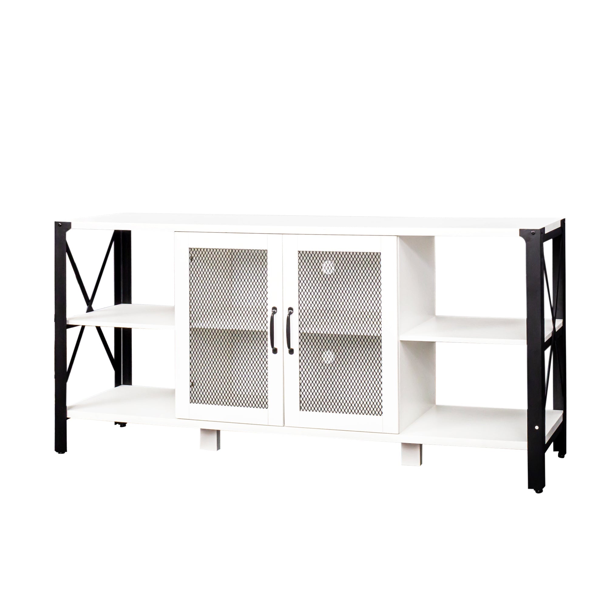 Industrial TV Stand for Living Room