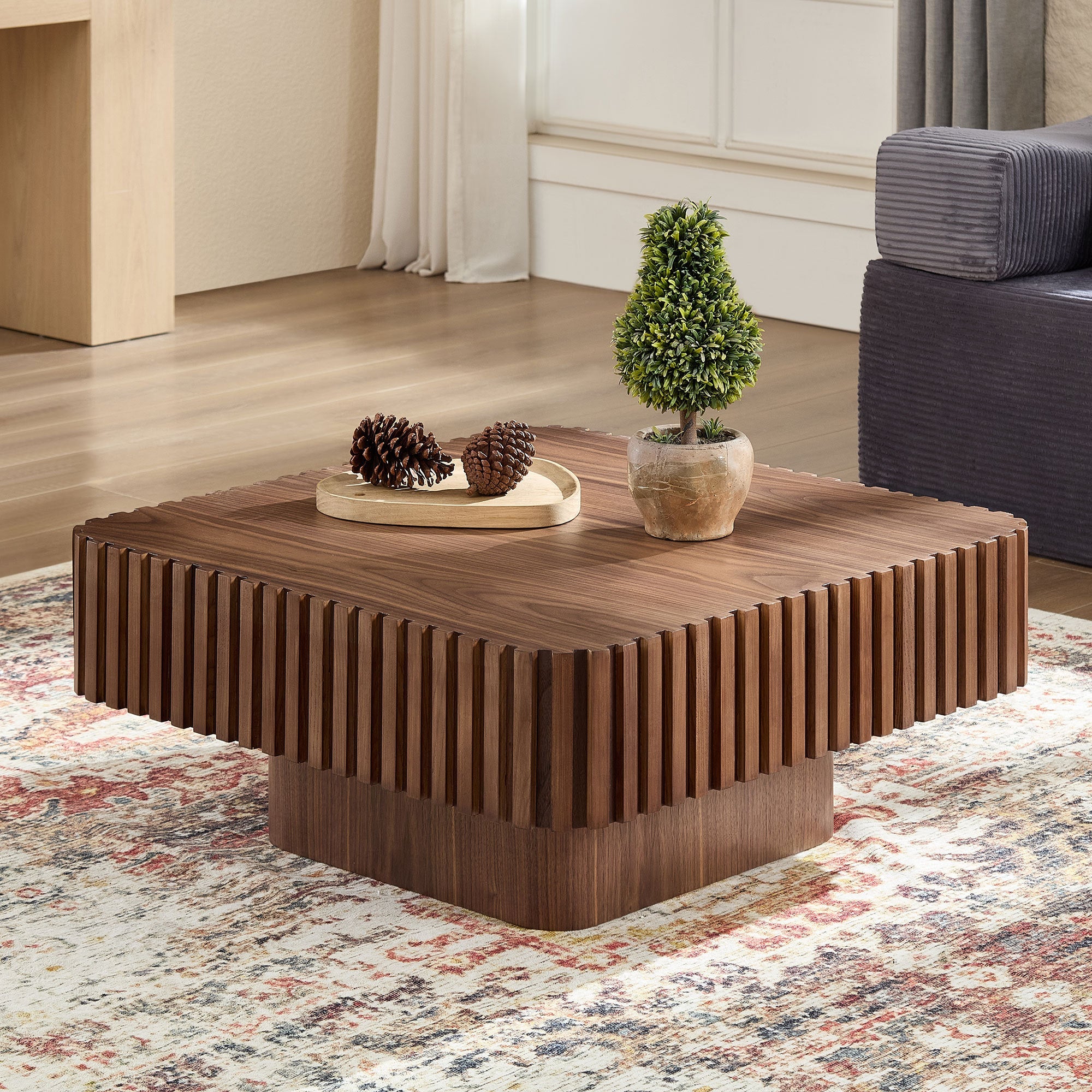 Modern MDF Woode Square Coffee Table