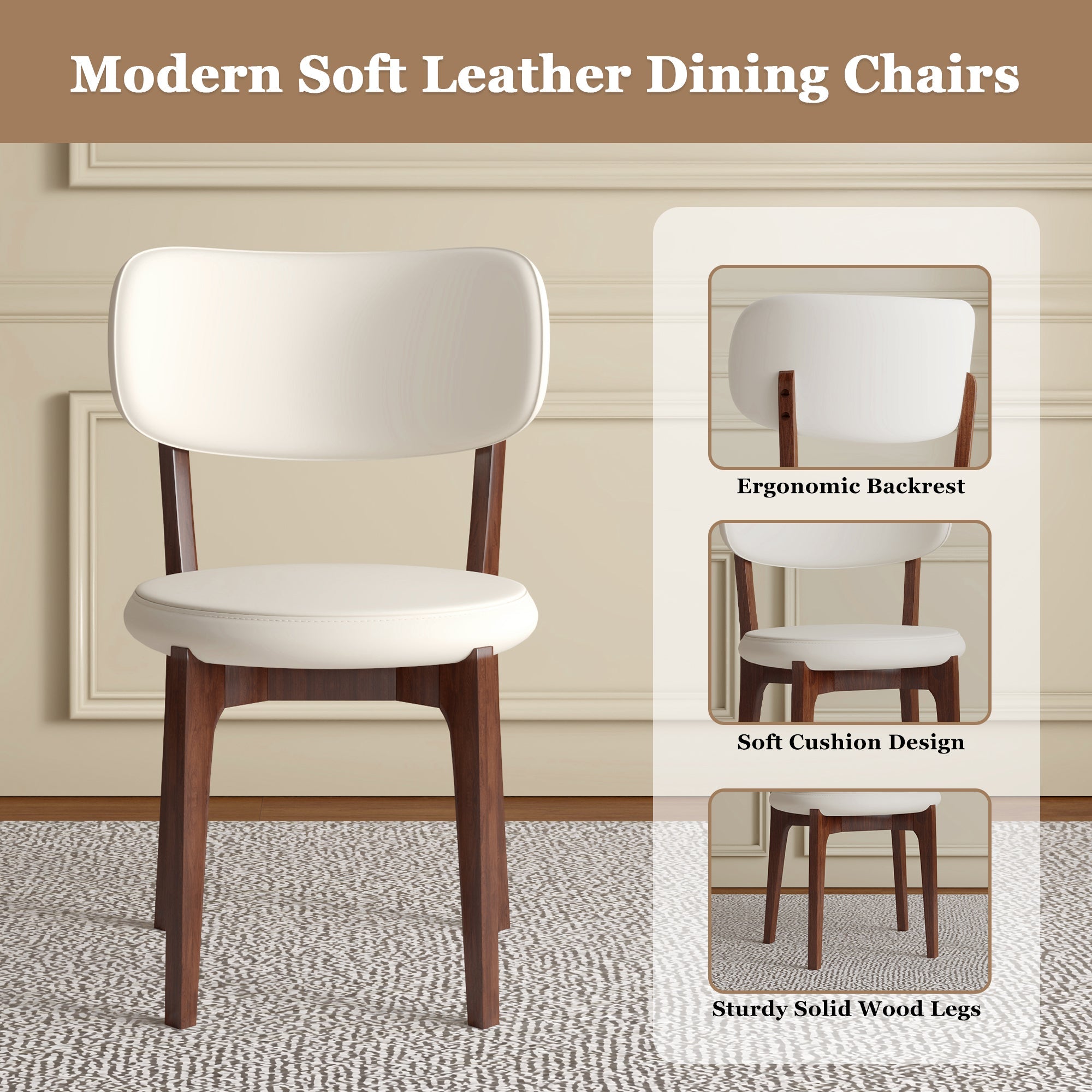Modern 63' Dining Table Set with Storage