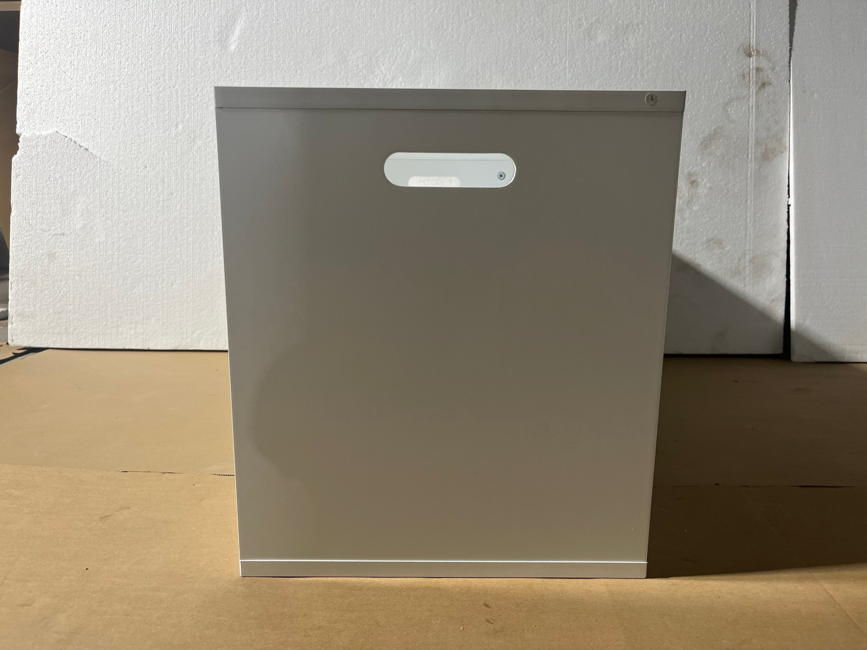 White Wooden Open Toy Storage Box for Kids