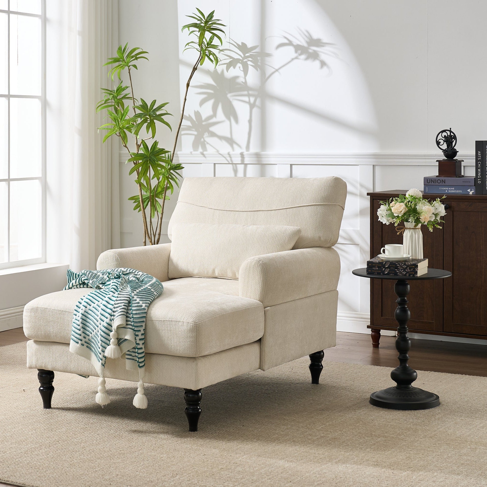 Modern Upholstered Indoor Leisure Sofa Chair