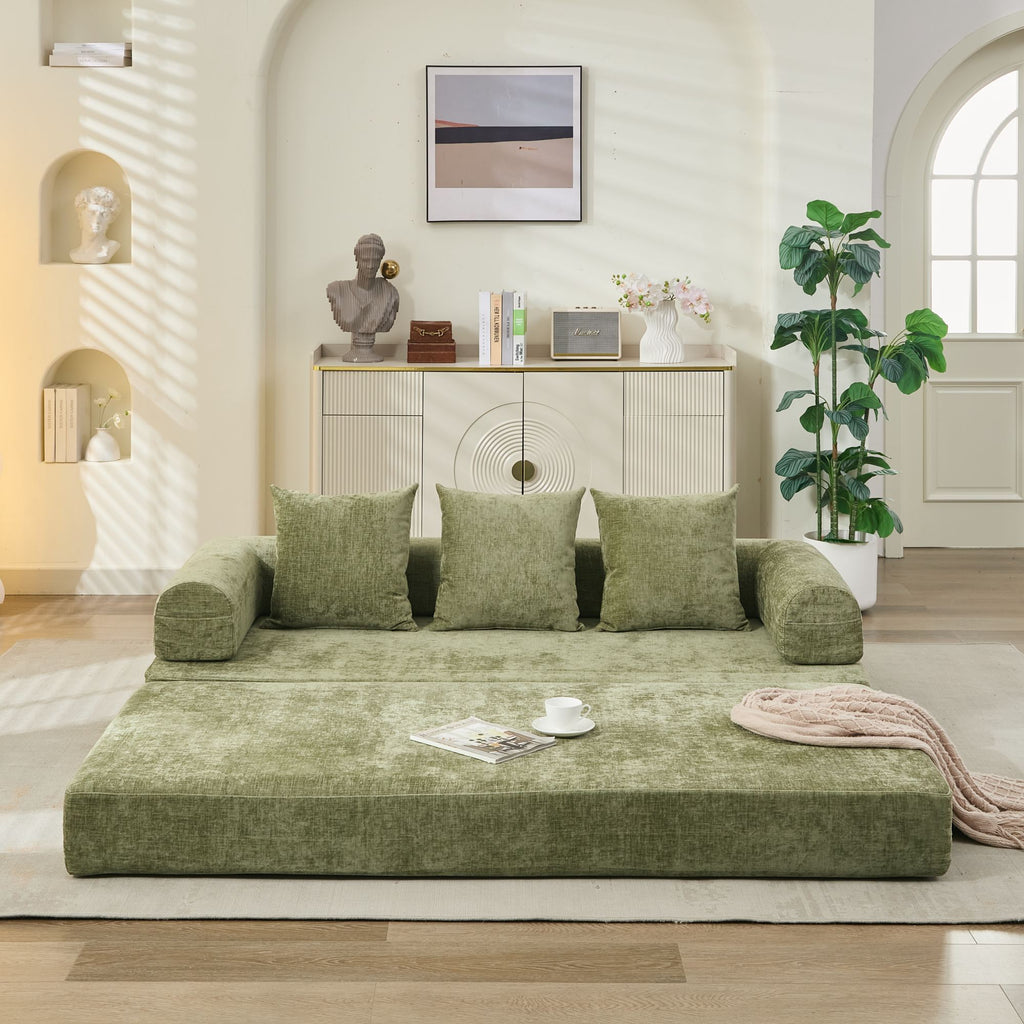 Comfy Convertible Folding Mattress Sofa Bed