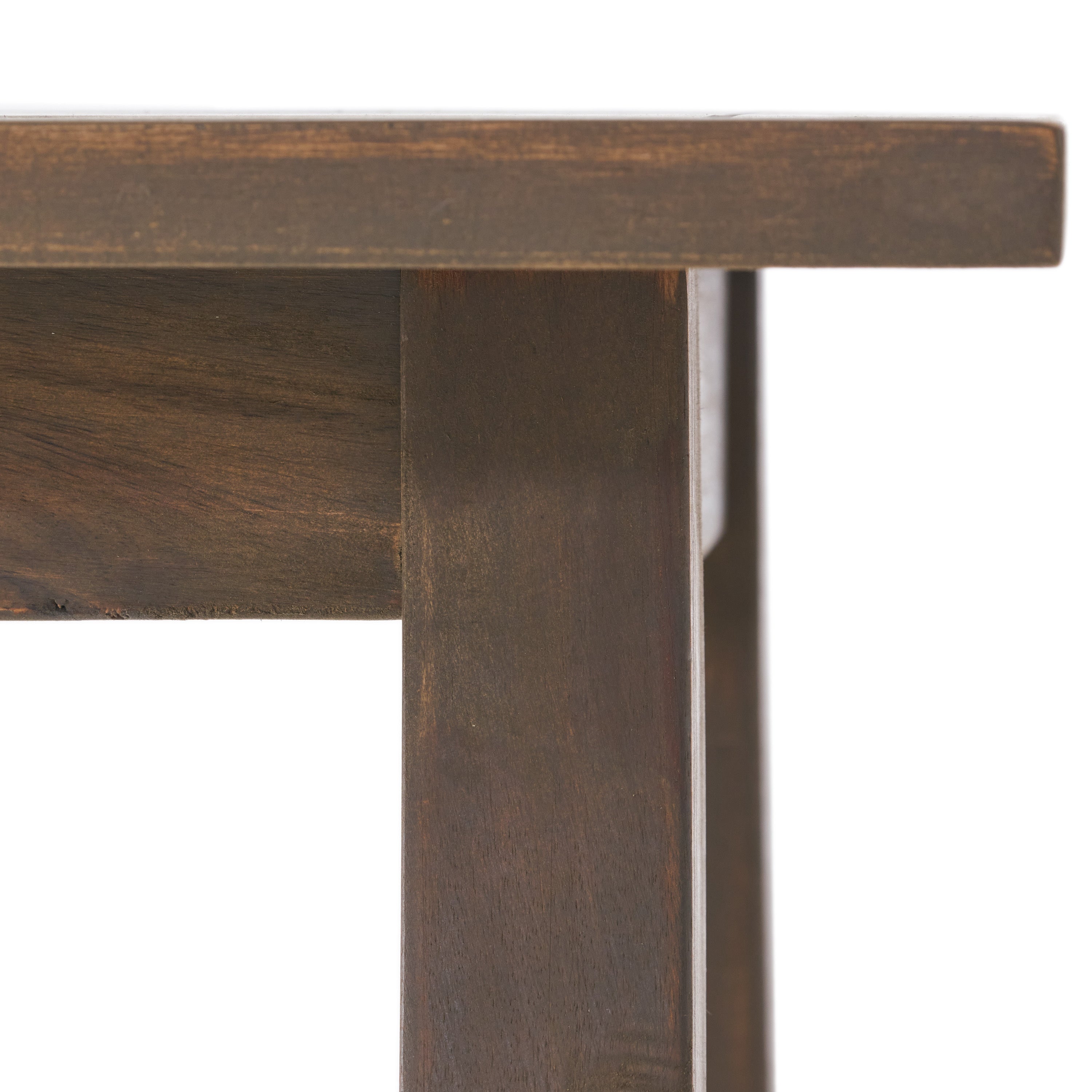 Kinesis Outdoor Side Table with Slatted Top and Wood Frame