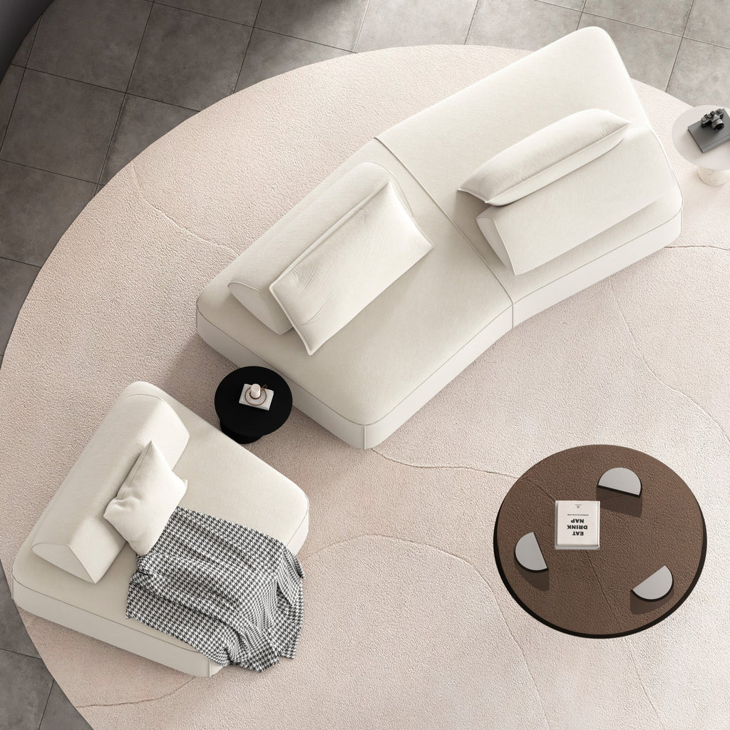 Modern Light Luxury Oversized Modular Sectional Sofa Set