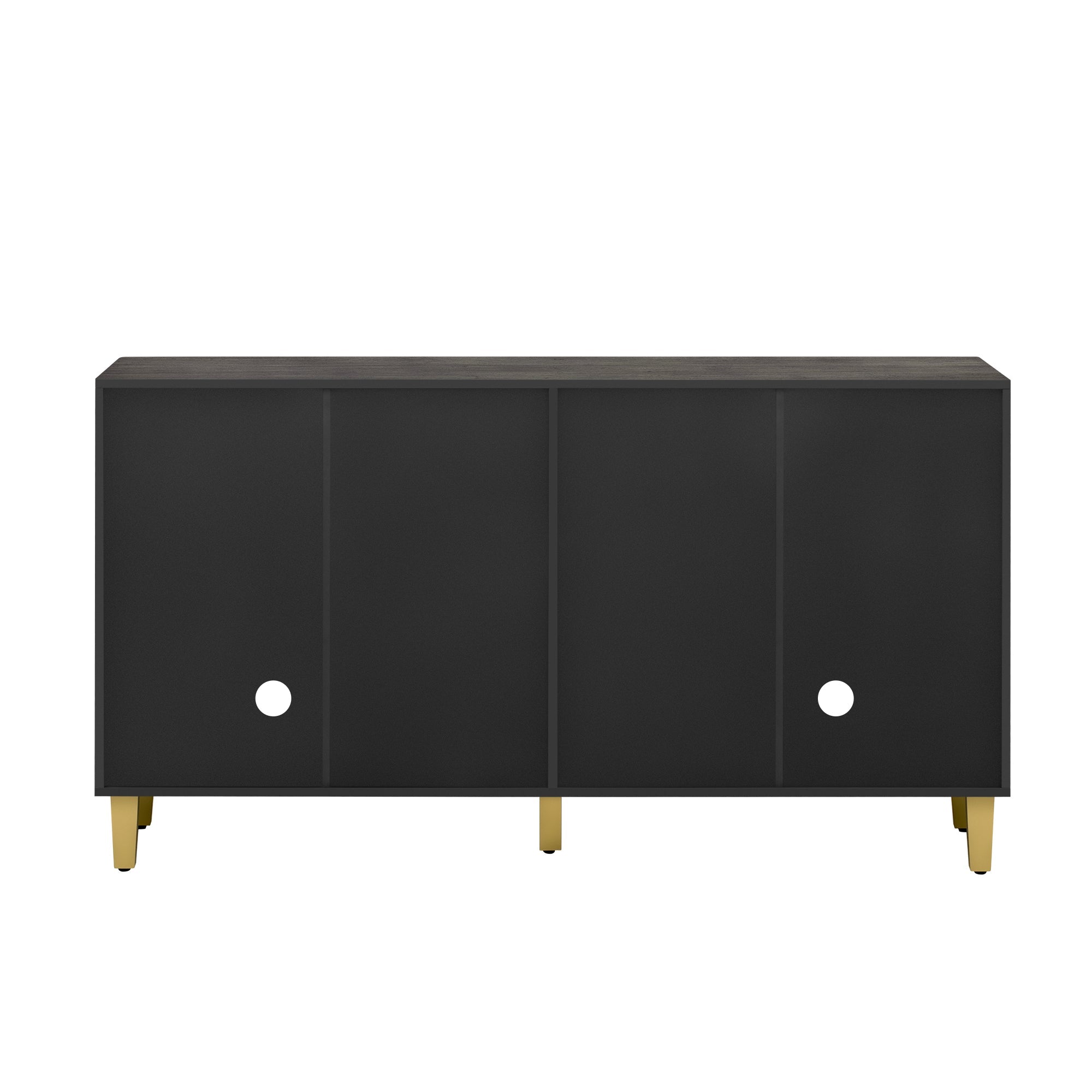 60' Retro Sideboard Cabinet with Adjustable Shelves