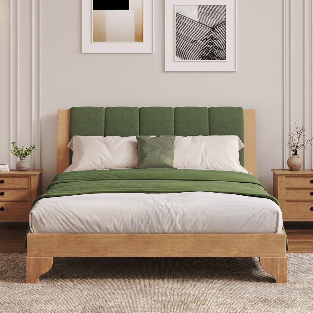 Queen Size Premium Pine Wood Queen Bed Frame
