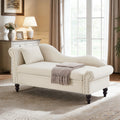 64.5'' Modern Velvet Chaise Lounge with Storage for Living Room/Bedroom