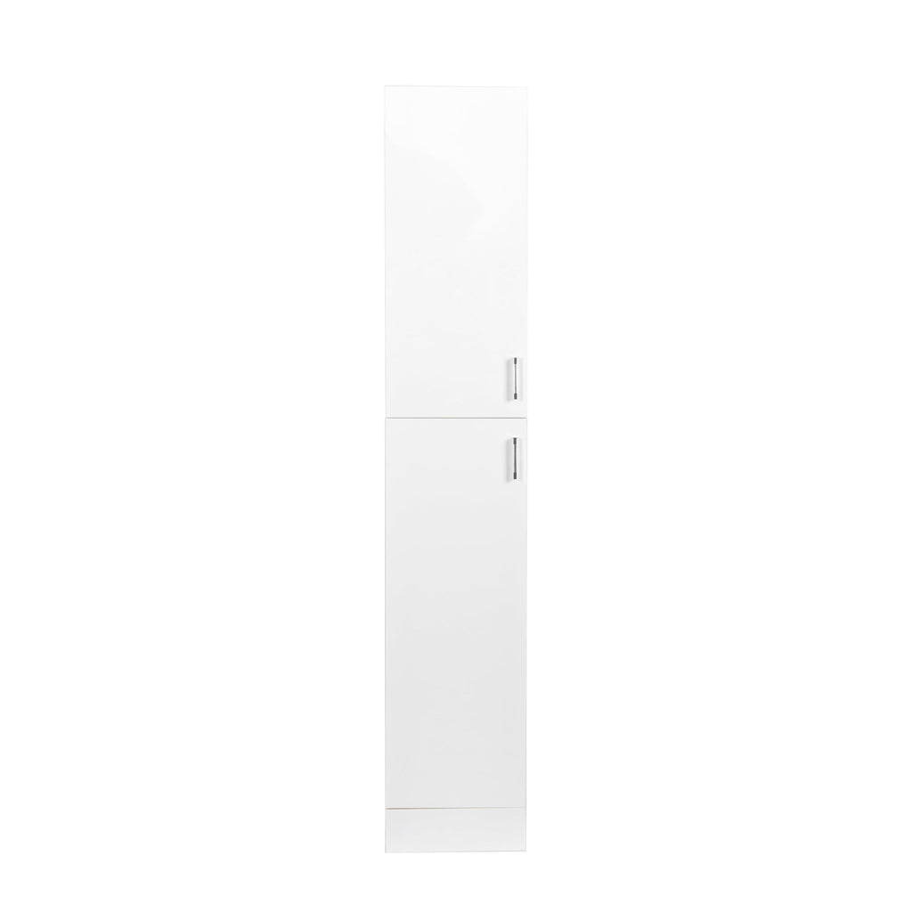 Elegant White Freestanding Cabinet for Kitchen and Dining Room