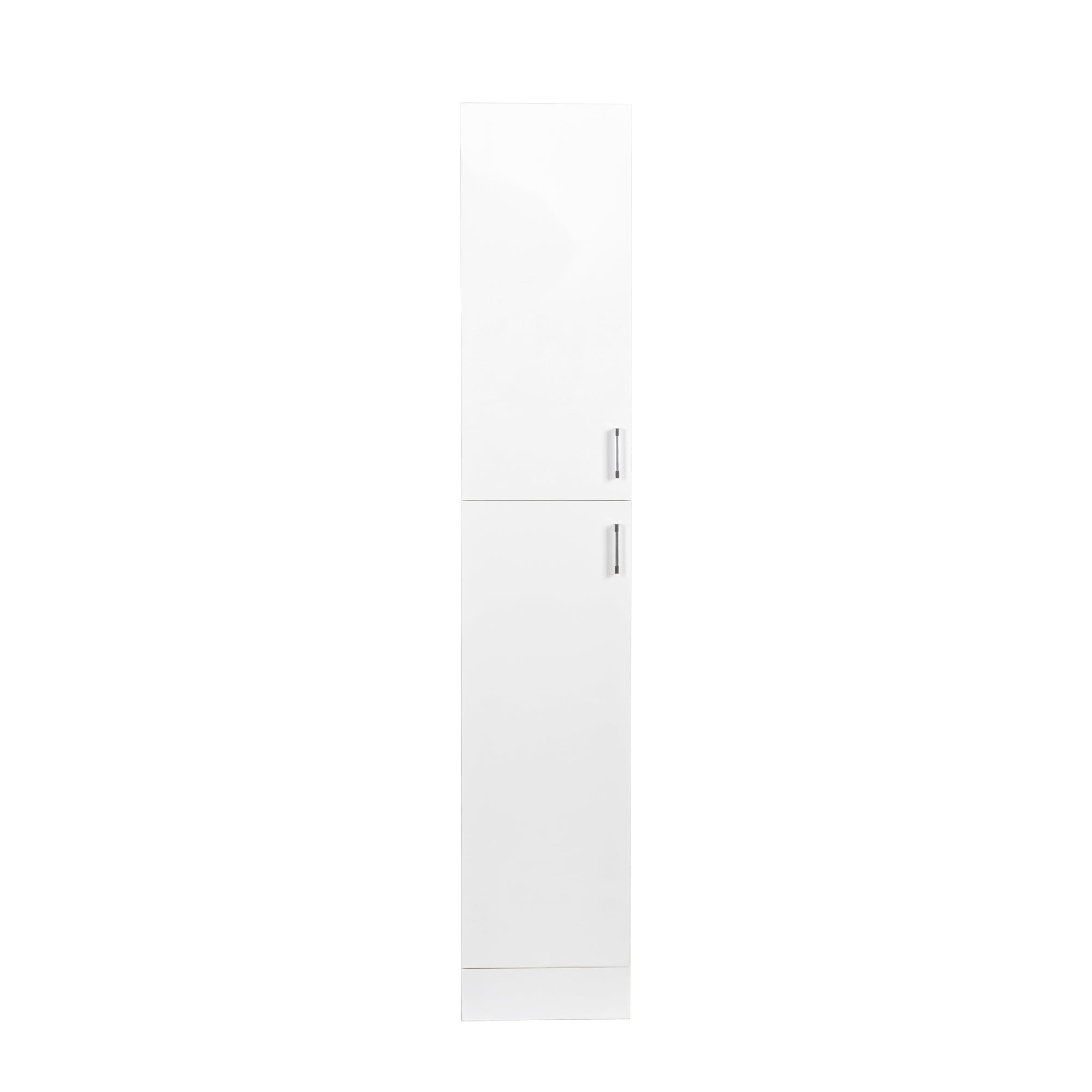 Elegant White Freestanding Cabinet for Kitchen and Dining Room