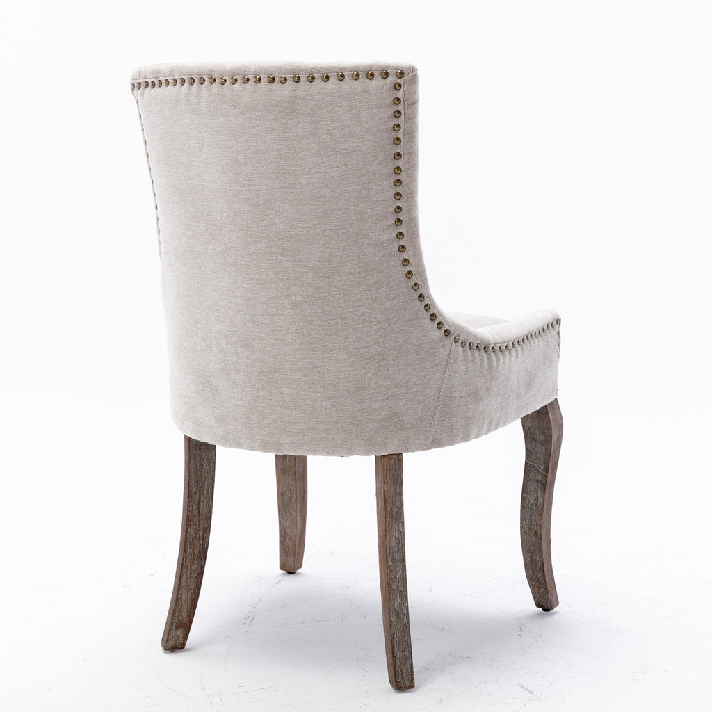 Ultra Side Thickened Fabric Dining Chair (Set of 2)