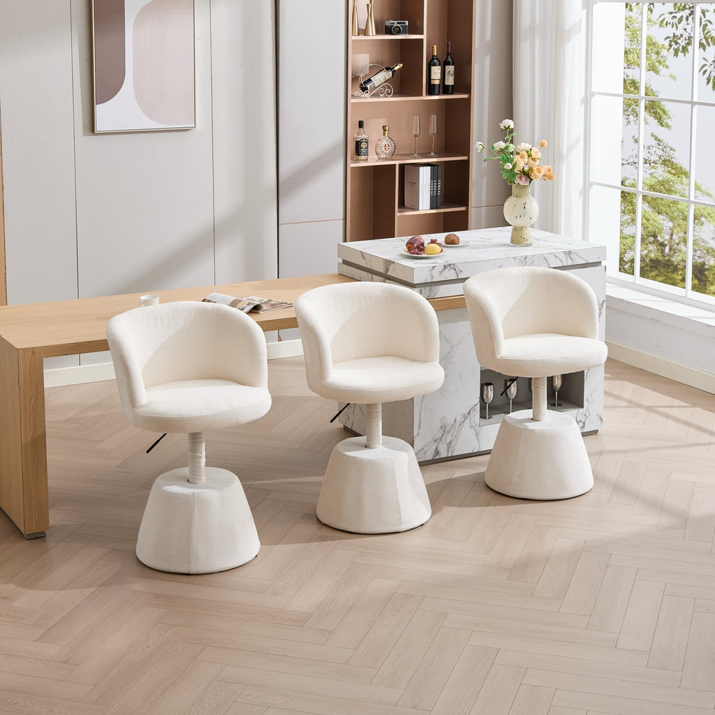 Adjustable Height 360° Swivel Ergonomic Bar Stool