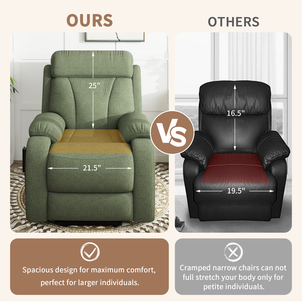 Electric Heavy Duty Lift Chair Recliners Chair for Small Spaces
