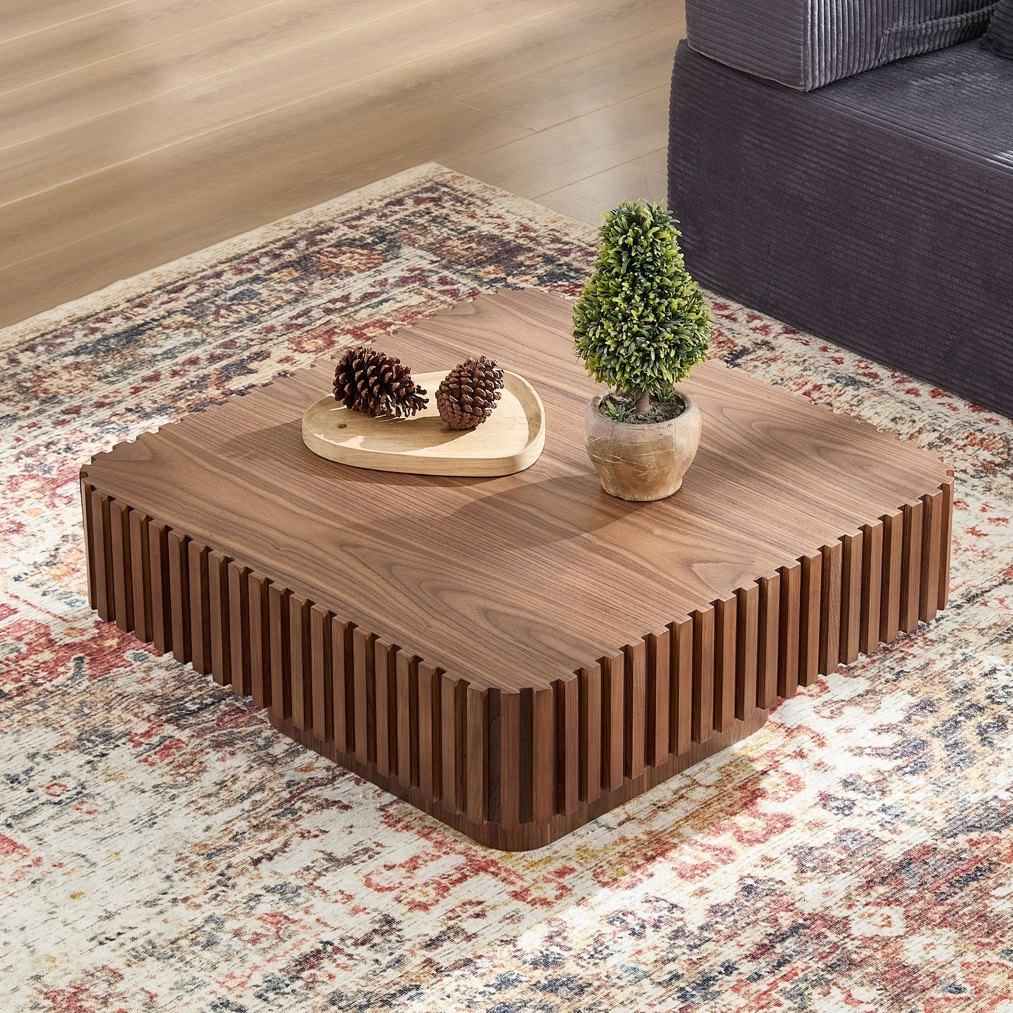 Modern MDF Woode Square Coffee Table