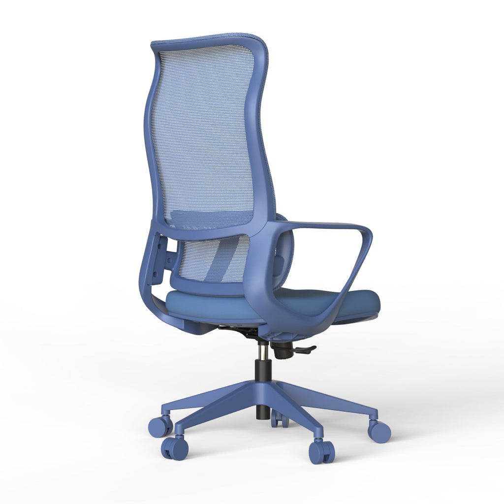 Modern Executive Office Chair with Adjustable Height Lumbar Support