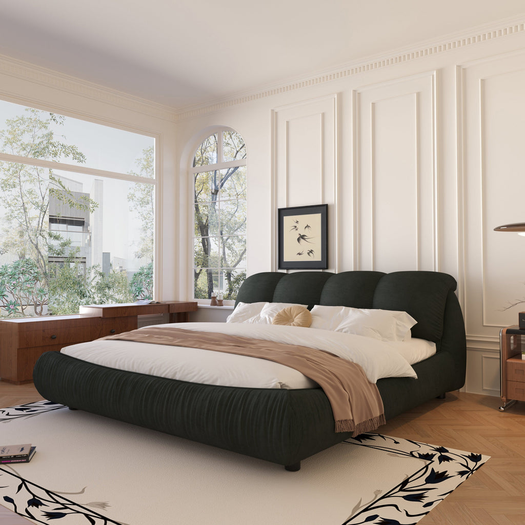 King/Queen Size Luxury Upholstered Platform Bed