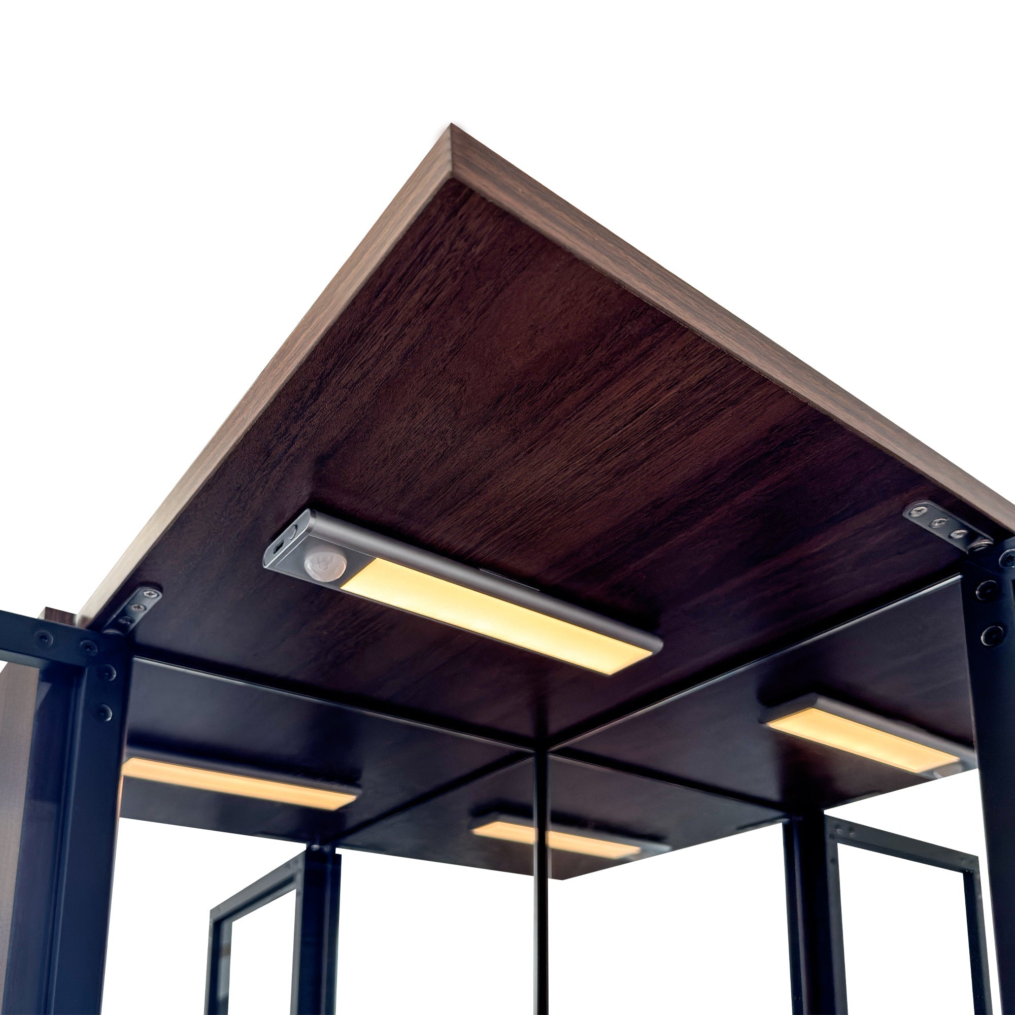70' Display Cabinet with Glass Doors and Lights