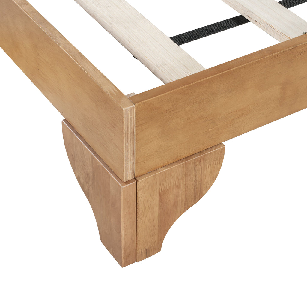 Queen Size Premium Pine Wood Queen Bed Frame