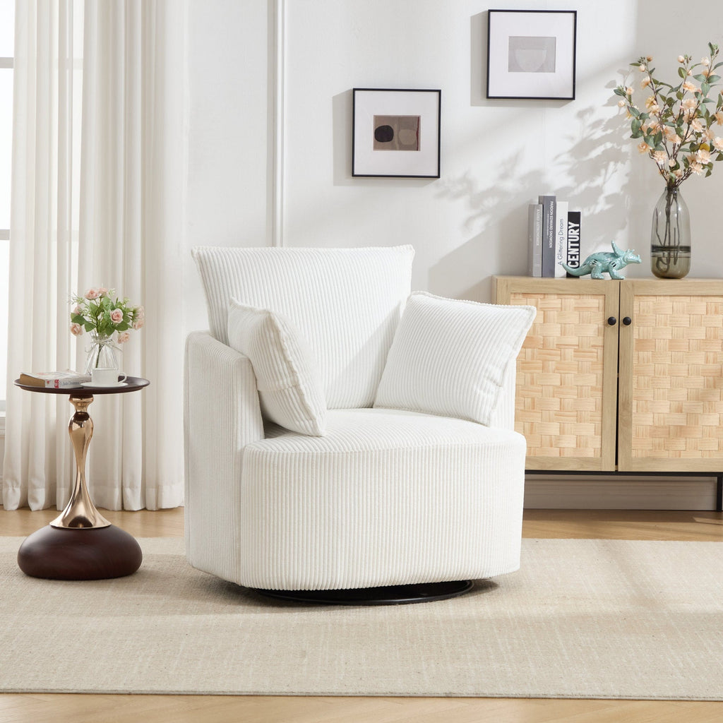 360° Smooth Swivel Living Chair