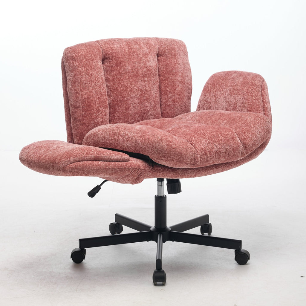 Pet Friendly Swivel Office Chair Adjustable Height Double Cushioned