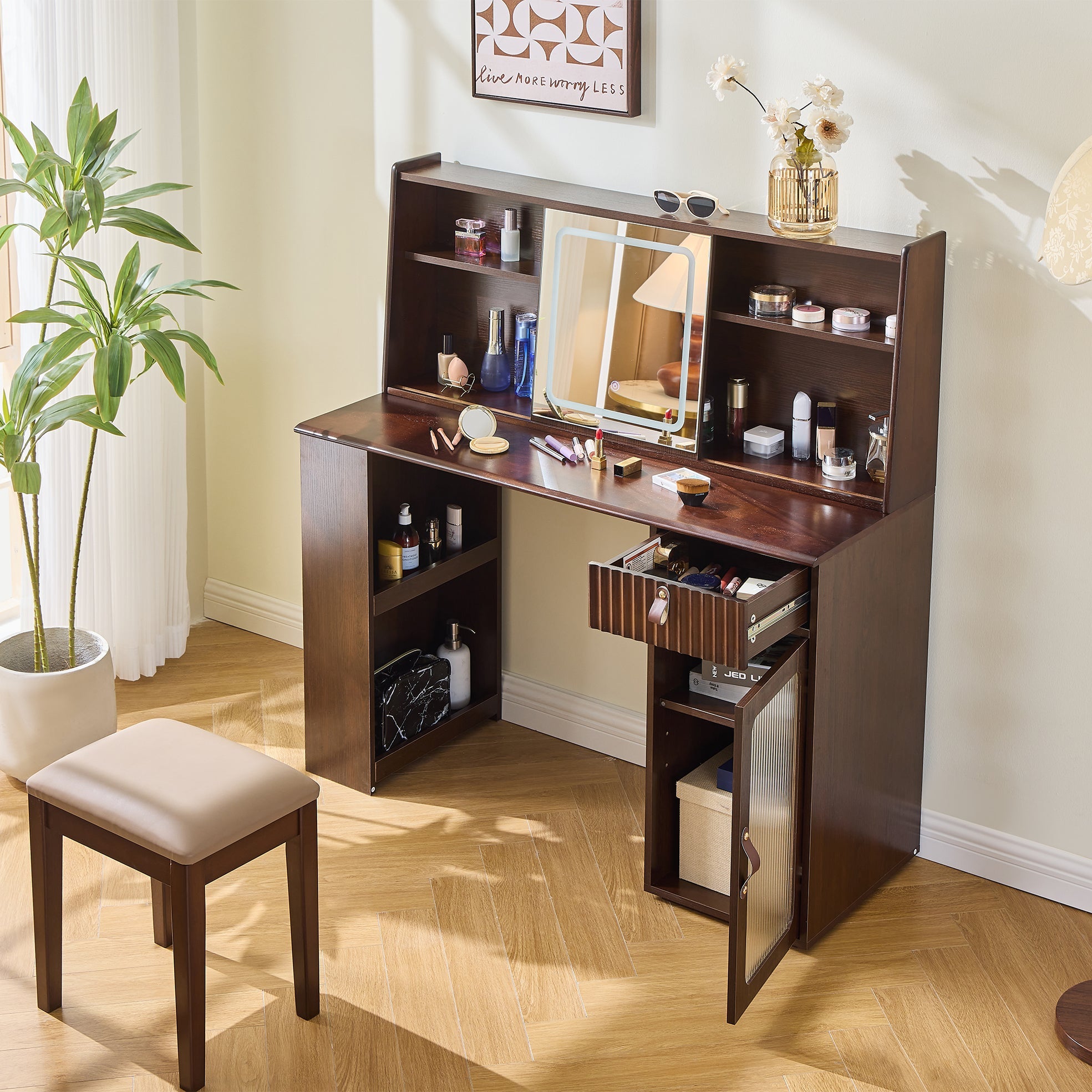 Modern Elegance Makeup Vanity Desk