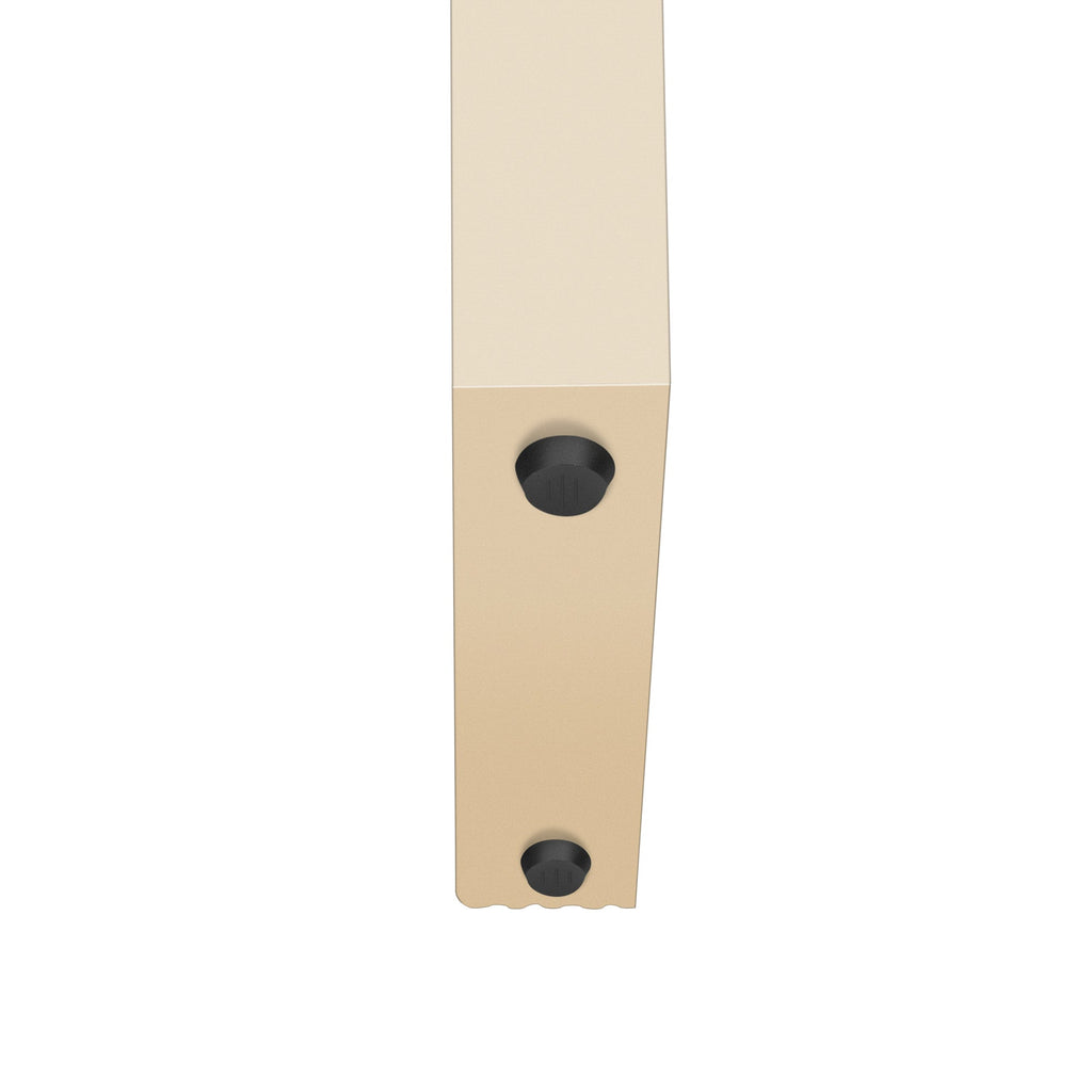 Modern Console Fluted Entryway Table with Rounded Silhouette