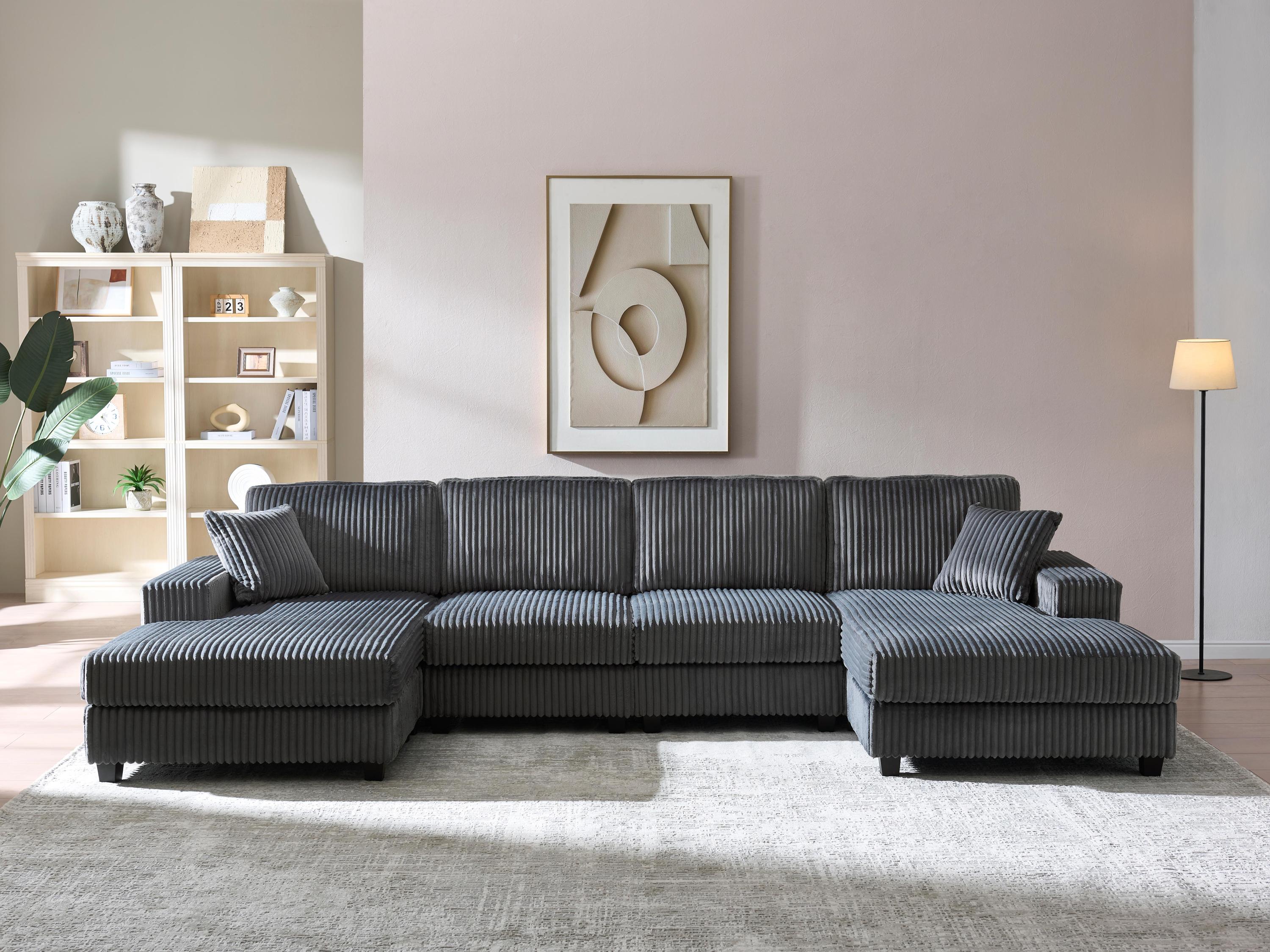 Convertible U-shaped Combination Sofa