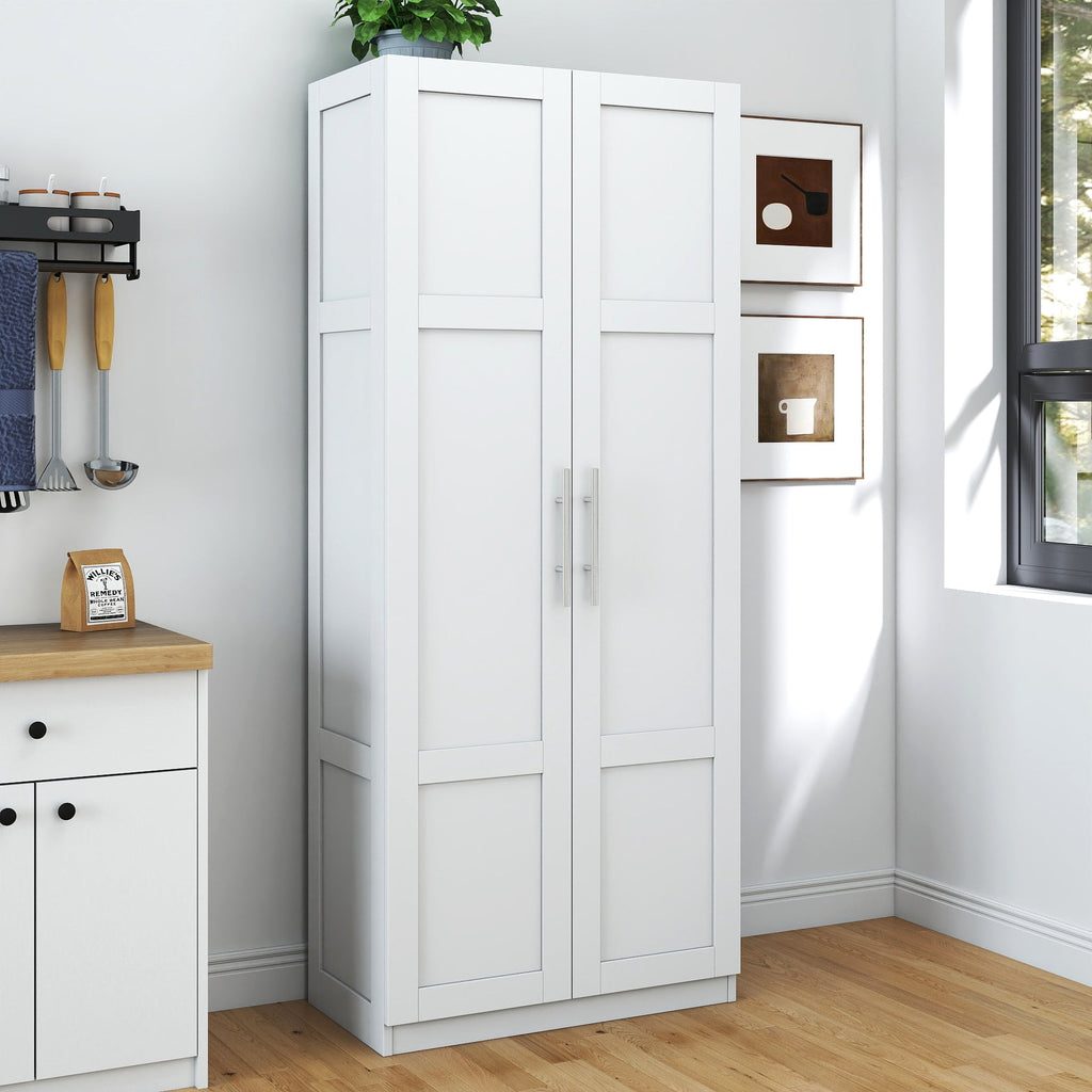 Kitchen Pantry Storage Cabinets with 2 Door and 3  Shelves