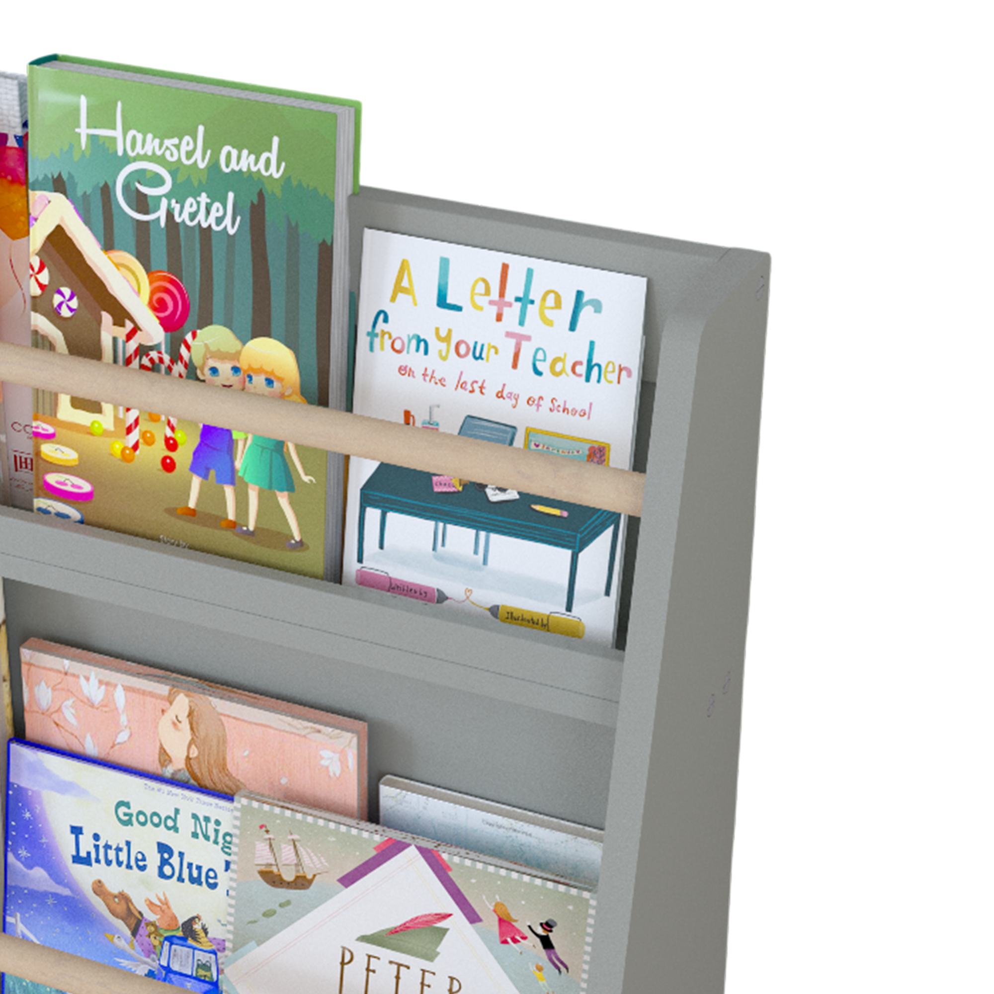 3 Tier Montessori Kids Book Display Rack
