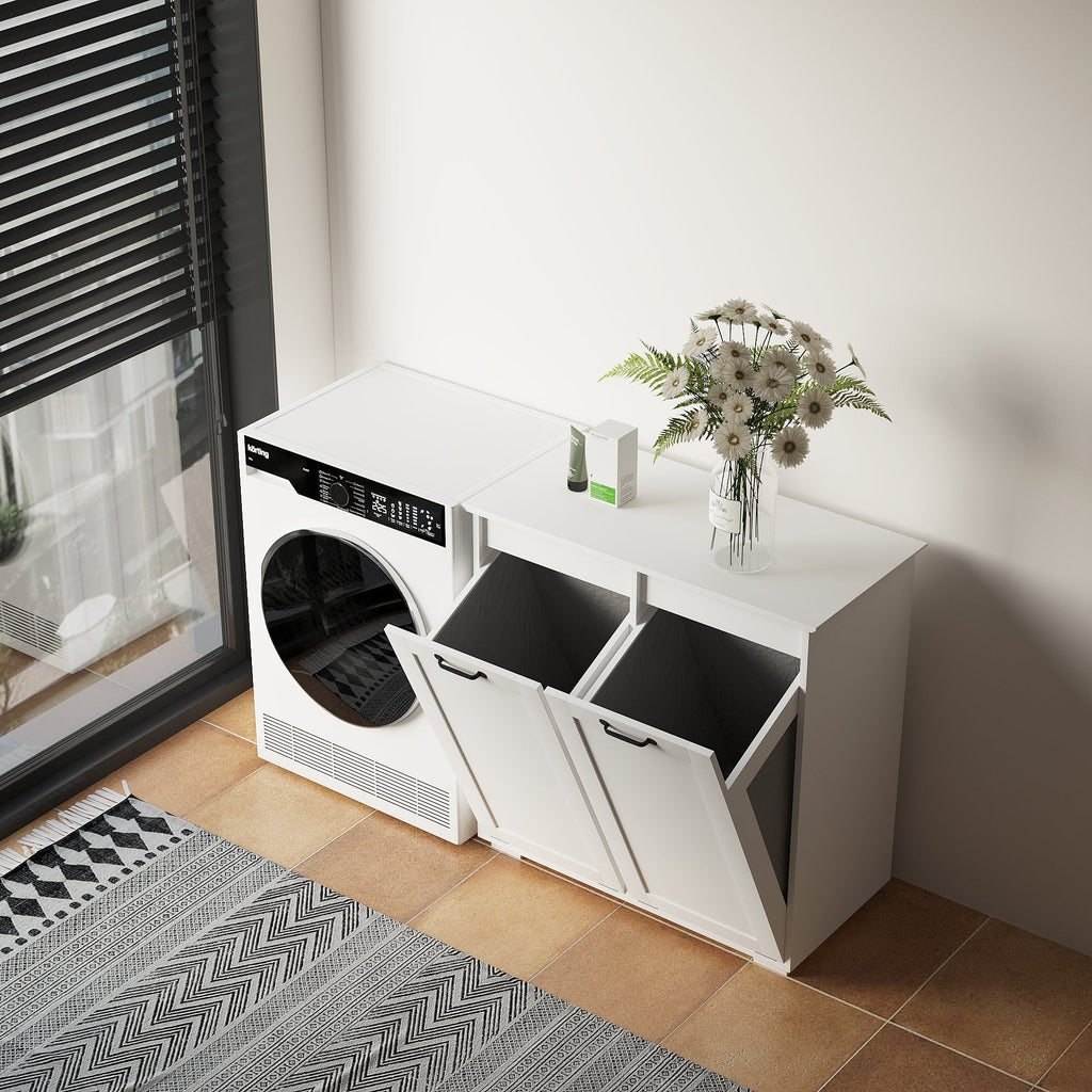 Laundry Cabinet with 2 Removable Liner Bags