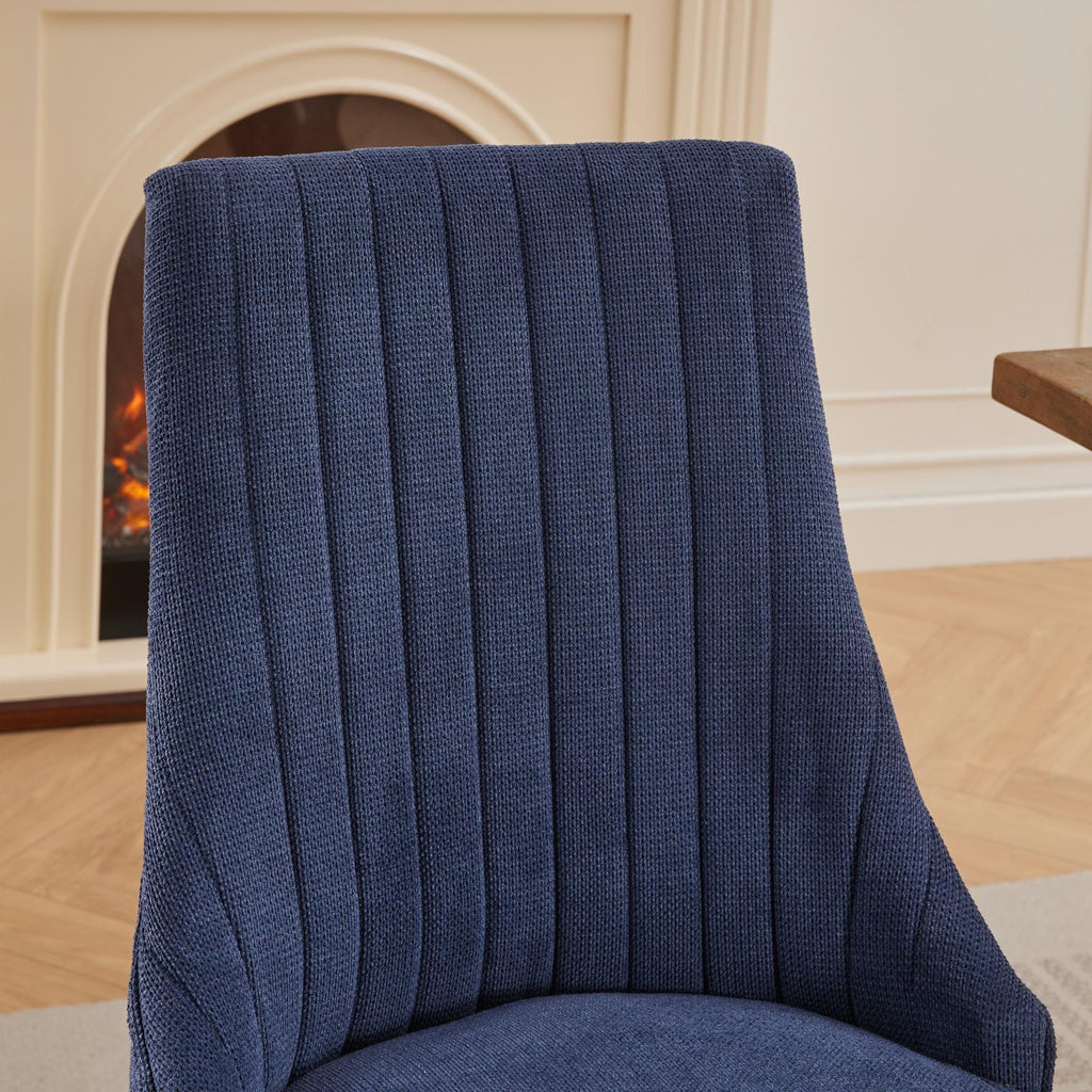 Rayon Cloth Flocking Velvet/Linen Dining Chairs (Set of 2)