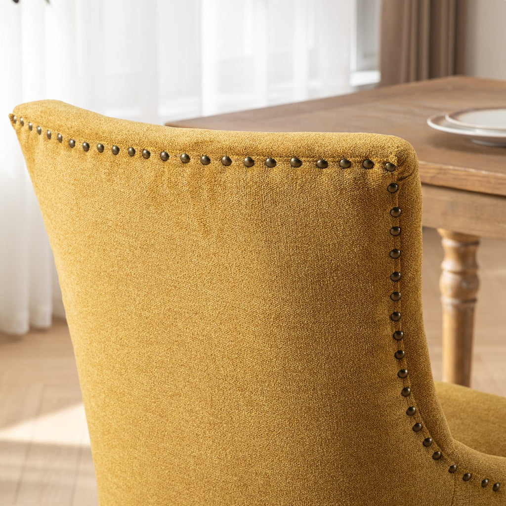 Ultra Side Thickened Fabric Dining Chair (Set of 2)