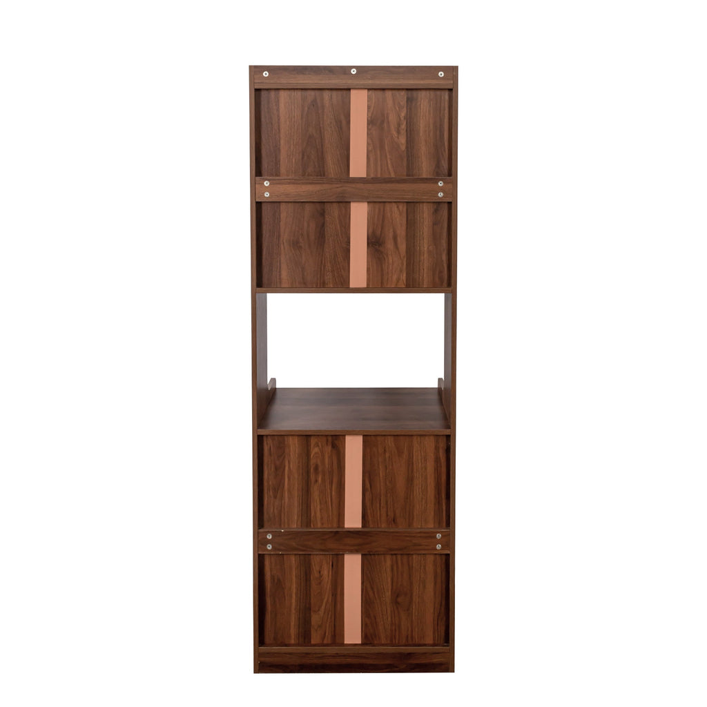 Farmhouse Kitchen Hutch Buffet Cabinet with Microwave Stand