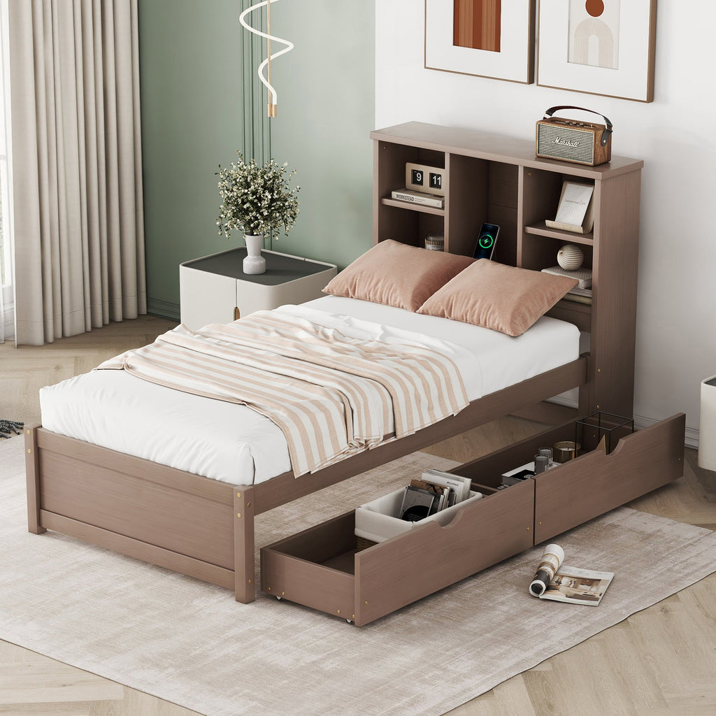 Modern Twin Size Bed Frame