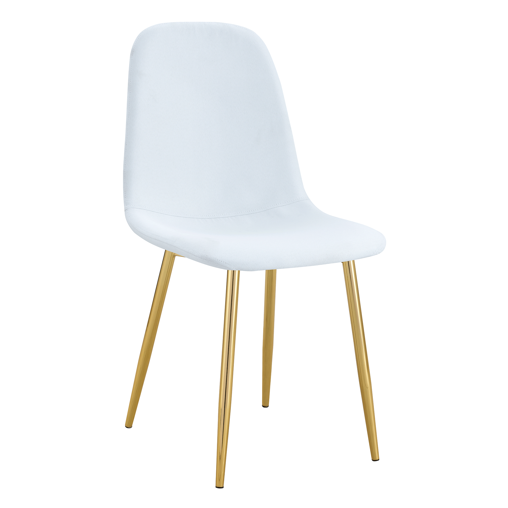 Luxury Simple Chair Black Linen Dining Chair  (Set of 4)