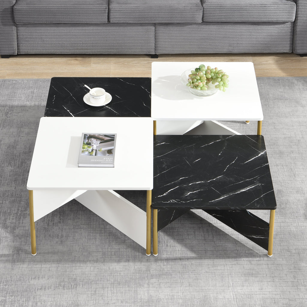 Modern Nesting Coffee Tables Set of 4