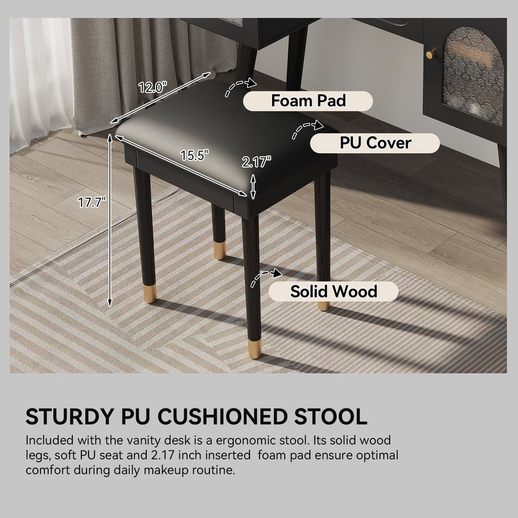 Modern Elegant Vanity with Organizer